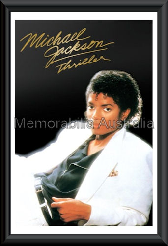 Michael Jackson Thriller Poster Framed