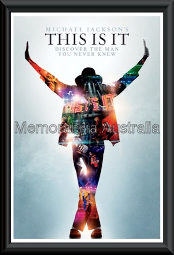 Michael Jackson This Is It Poster Framed