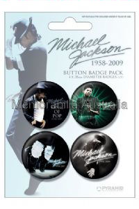 Michael Jackson Button Badge Pack