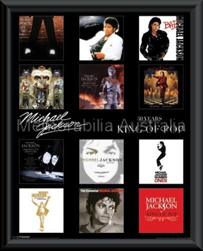 Michael Jackson Mini Poster Framed