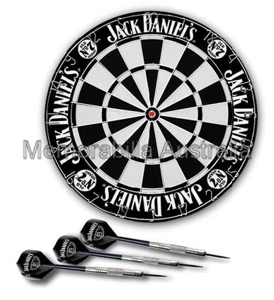 Jack Daniels Dartboard and Darts