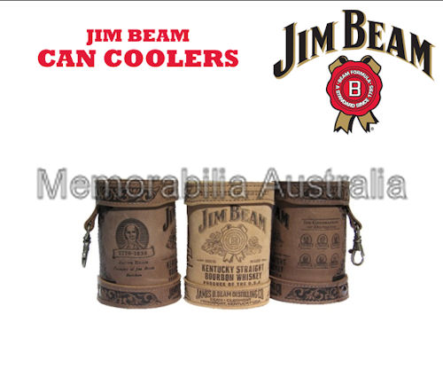 Jim Beam Leather Can Cooler