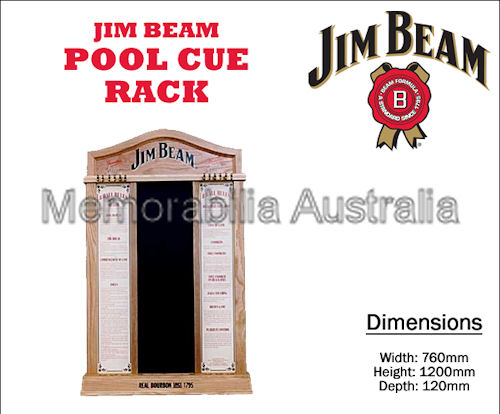 Jim Beam Pool Cue Rack