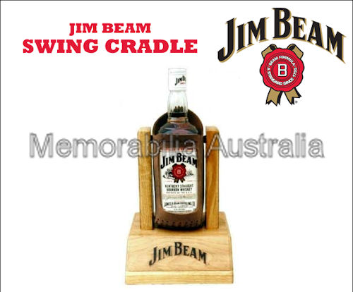 Jim Beam 700ml Timber Swing Cradle