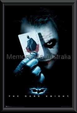 Joker Card Poster Framed