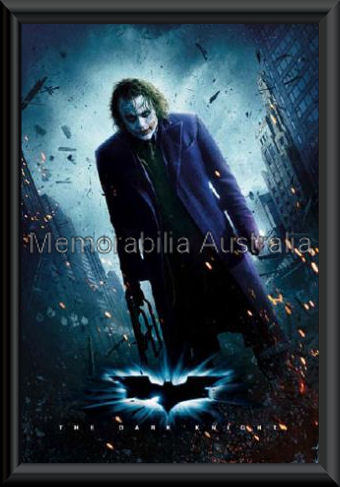 Joker Explosion Poster Framed