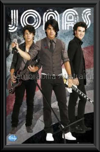 Jonas Bros Poster Framed