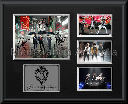 Jonas Brothers LE Montage Framed