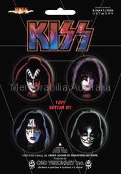 Kiss Button Badge Pack