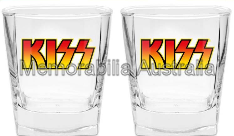KISS Set Of 2 Spirit Glasses
