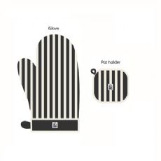 Collingwood Magpies Oven Glove and Pot Holder Set