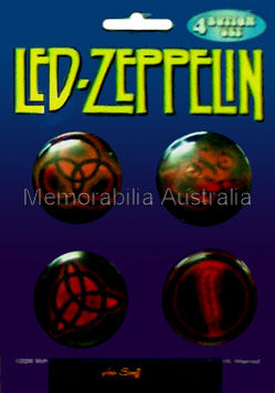 Led Zeppelin Button Badge Pack