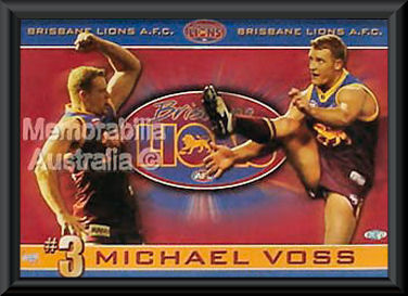 Michael Voss Framed Player Poster