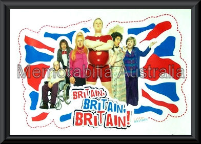 Little Britain Poster Framed