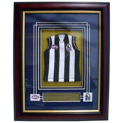 Collingwood Magpies Framed Mini Jersey