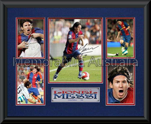 Messi LE Photo Montage Framed