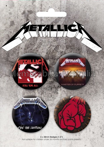 Metallica Button Badge Pack