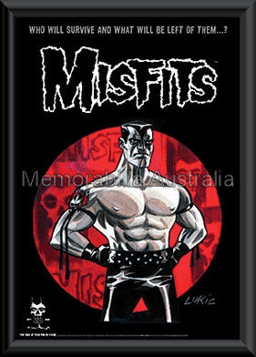 Misfits Poster Framed