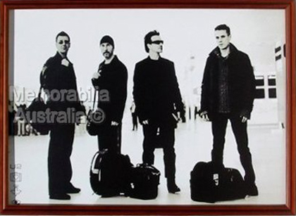 U2 Framed Poster