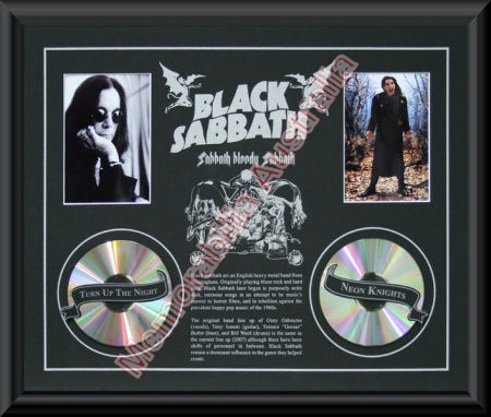 Black Sabbath Printed CD Matt