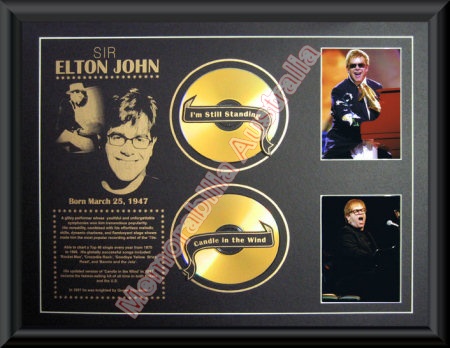 Elton John Printed CD Matt