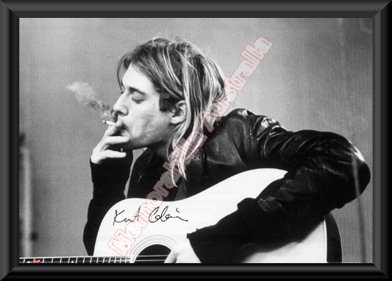 Kurt Cobain Framed Poster