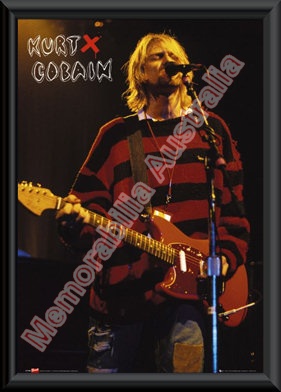 Kurt Cobain Framed Poster 2