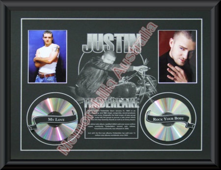 Justin Timberlake Printed CD Matt