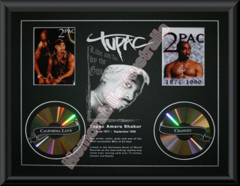 Tupac Printed CD Matt