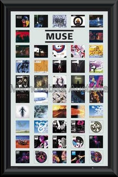 Muse Covers Poster Framed