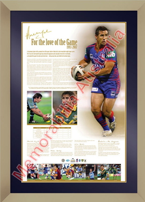 For The Love Of The Game - Andrew Johns