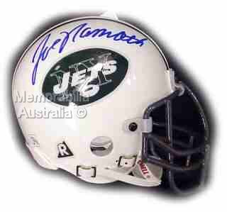 New York Jets Helmet - Joe Namath