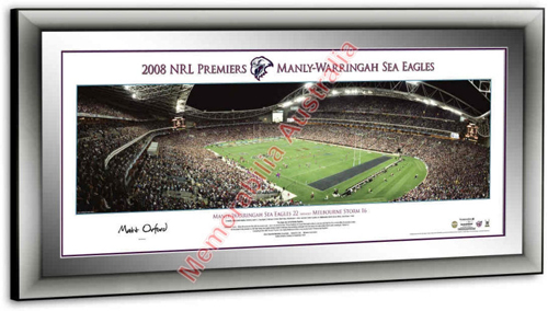 2008 Manly Sea Eagles Premiership Panoramic