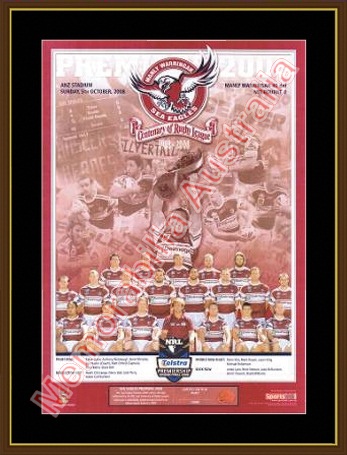 2008 Manly Sea Eagles Premiership Print