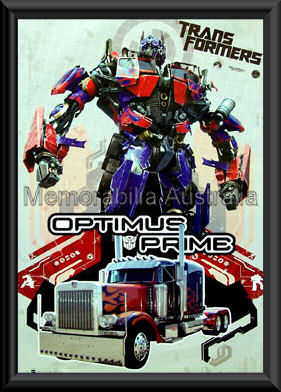 Optimus Prime Transformers Poster Framed