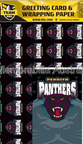 Penrith Panthers NRL  Card and Wrap Pack