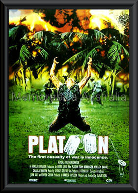 Platoon Movie Poster Framed