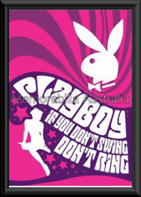 Playboy Swing Poster Framed