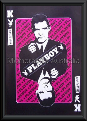 Playboy Hugh Hefner Poster Framed