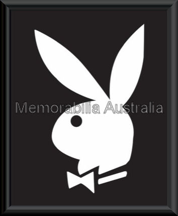 Playboy Logo Mini Poster Framed