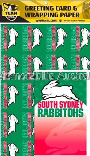 South Sydney Rabbitohs  Card and Wrap Pack