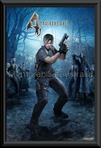 Resident Evil Poster Framed