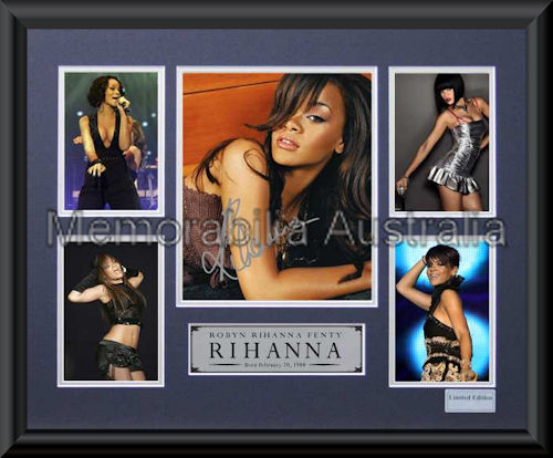 Rihanna LE Montage Mat Framed