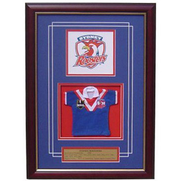 Sydney Roosters Framed Logo Mini Jersey