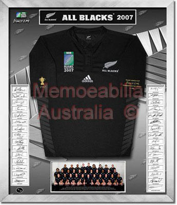 All Blacks Rugby World Cup 2007 Jersey