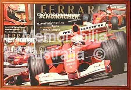 Michael Schumacher - Ferrari Framed Print