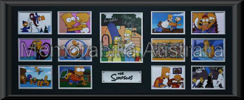 The Simpsons Photo Montage LE Framed