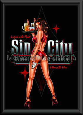Sin City Movie Poster Framed
