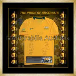 2010 Socceroos Team Signed Shirt