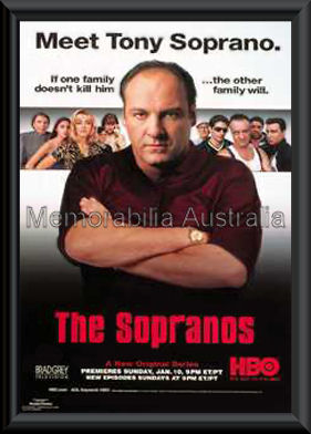 Sopranos Poster Framed